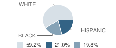 East Toledo Junior High School Student Race Distribution