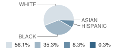 Herbert Mills Elementary School Student Race Distribution