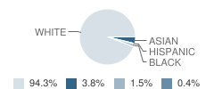 Revere Middle School Student Race Distribution