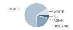 Oklahoma Centennial Middle School Student Race Distribution