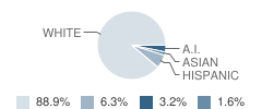 Mulhall-Orlando High School Student Race Distribution