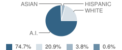 Shady Grove Elementary School Student Race Distribution