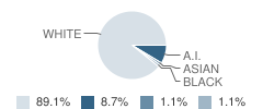 Applegate Elementary School Student Race Distribution