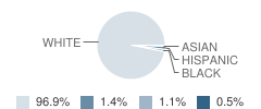 Blackhawk Intermediate School Student Race Distribution