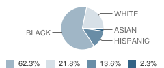 George Jr Republic High School Student Race Distribution