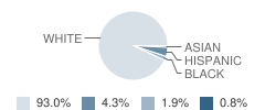 Londonderry Elementary School Student Race Distribution