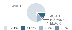 Bala-Cynwyd Middle School Student Race Distribution