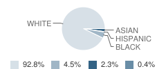 Regency Park Elementary School Student Race Distribution