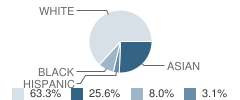 Caley Elementary School Student Race Distribution