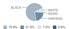 W B Goodwin Elementary School Student Race Distribution