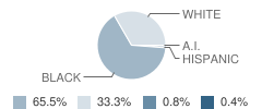 Spaulding Jr High School Student Race Distribution