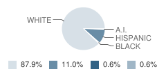 Rutledge Primary School Student Race Distribution