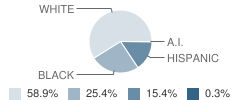 Highland Park Elementary School Student Race Distribution