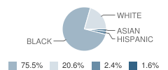 Shrine School Student Race Distribution