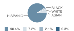 New Middle School #5 Student Race Distribution