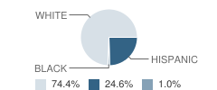 Yantis Elementary School Student Race Distribution