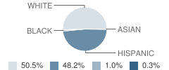 Comanche Middle School Student Race Distribution