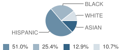 Workman Junior High School Student Race Distribution