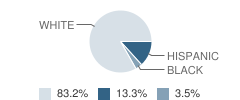 Axtell Middle School Student Race Distribution