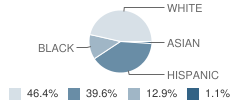 Cuero Junior High School Student Race Distribution