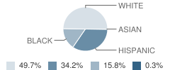 Meadie Pumphrey Junior High School Student Race Distribution