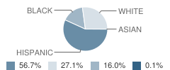 El Campo Middle School Student Race Distribution