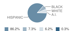 Crosby Elementary School Student Race Distribution