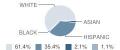 Jarrell Middle School Student Race Distribution