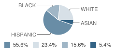 Mcroberts Elementary School Student Race Distribution