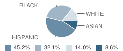 Bluebonnet Trail Elementary School Student Race Distribution