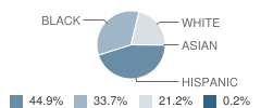 South Marshall Elementary School Student Race Distribution