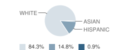 Poolville Junior High School Student Race Distribution