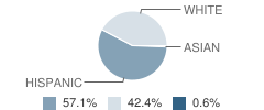 Sunray High School Student Race Distribution