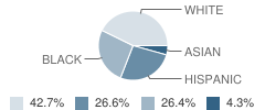 Kennedy-Powell Elementary School Student Race Distribution