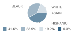 Lake Air Middle School Student Race Distribution