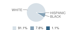West Sabine Elementary School Student Race Distribution