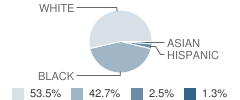 Hardy Elementary School Student Race Distribution