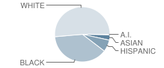 David A. Harrison Elementary School Student Race Distribution