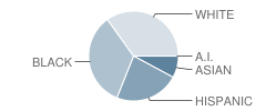 C. D. Hylton High School Student Race Distribution