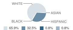 Edison Elementary School Student Race Distribution