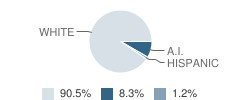 Darrington Middle School Student Race Distribution