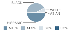 Julian Thomas Elementary School Student Race Distribution