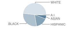 Thoreau Elementary School Student Race Distribution