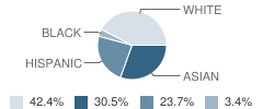 Carden School of Stockton Student Race Distribution