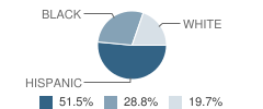 Wilson Creek Junior-Senior High School Student Race Distribution