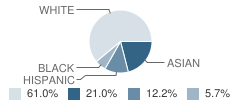 Valley Christian Junior High School Student Race Distribution