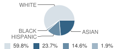 St James Elementary School Student Race Distribution