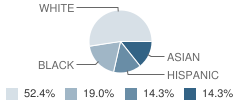 Creative Teaching School Student Race Distribution