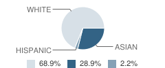 Broomfield Acedemy School Student Race Distribution