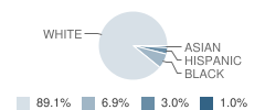 Episcopal High School Student Race Distribution